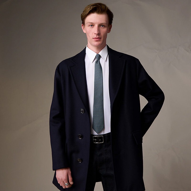 H Duo tie - Blue | Hermès USA